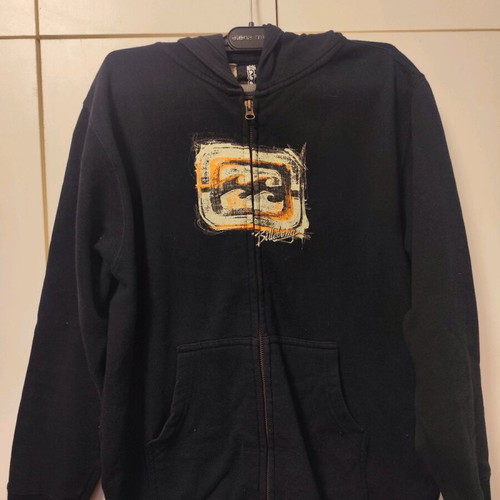 Billabong zip hoodie like new, size M, black multicolor