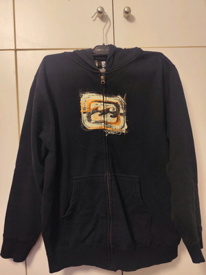 Billabong zip hoodie like new, size M, black multicolor