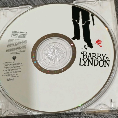 CD Barry Lyndon μουσική από βραβευμένο soundtrack σαν καινούργιο