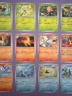 Pokémon Stellar Crown 46 common cards new, singles