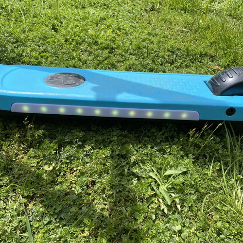 Electric children's scooter used with charger