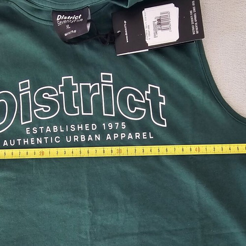 District75 Green Women's Sleeveless Crop Top XL New
