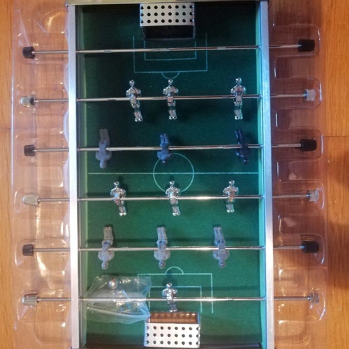 Aluminium foosball table new, ideal as a gift
