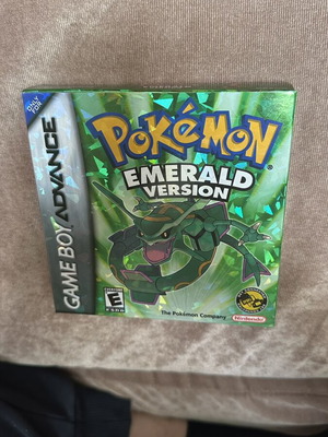 Pokemon Emerald Custom Made Box καινούργιο για Game Boy Advance