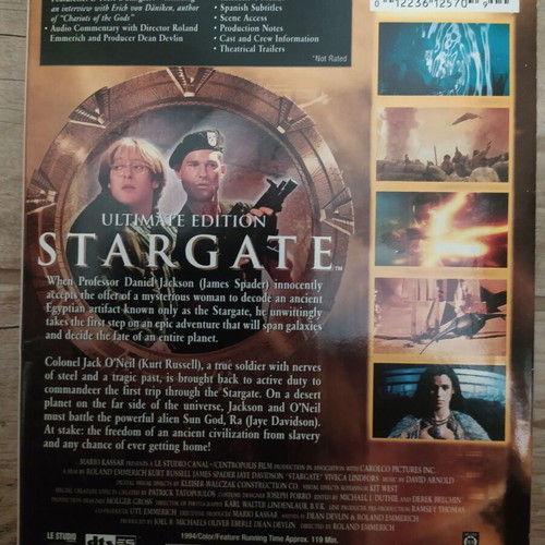 Stargate DVD like new, region 1, science fiction