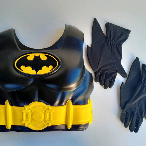 Batman 1989 carnival chest armor and gloves new