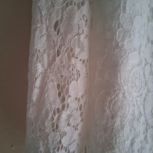 White lace blouse with lining, size XXXL / 46 / 18