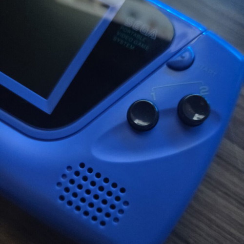 Sega Game Gear refurbished handheld console with IPS screen