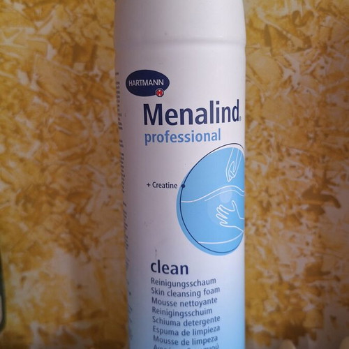 Hartmann Menalind Medical Skin Cleansing Foam 400ml used