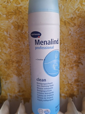 Hartmann Menalind Medical Skin Cleansing Foam 400ml used