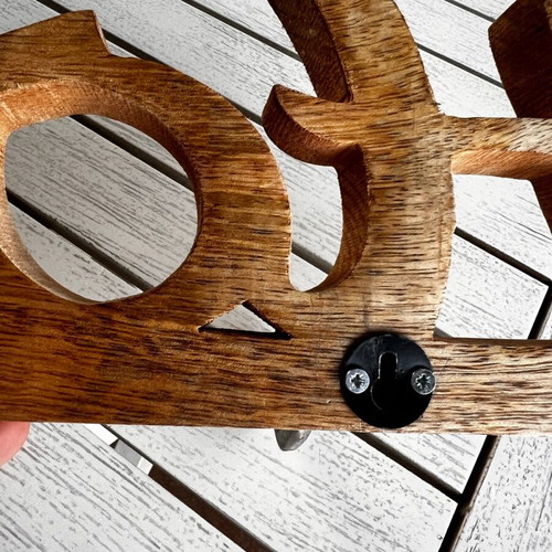Wooden wall hanger home like new, width 56.5cm