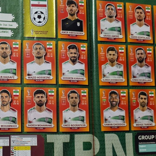 Panini Qatar 2022 sticker album, complete