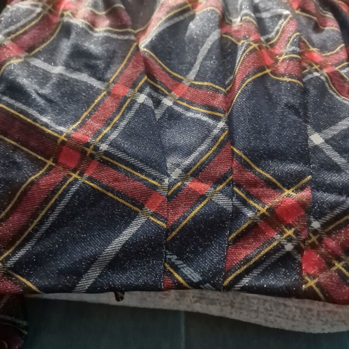Miss Sixty Elegant Plaid Dress with Open Back new, black and blue