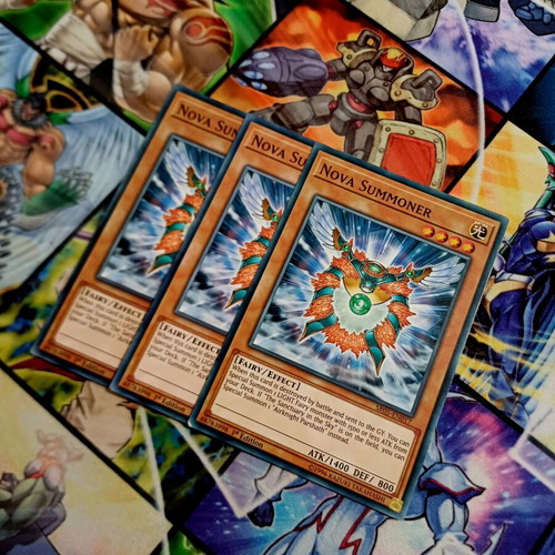 Playset 3x Nova Summoner SR05 Yu-Gi-Oh! cards