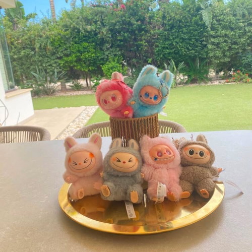 Set of 6 Cute Monster Plush Collectible Figures