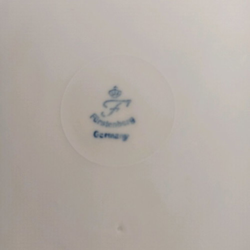 Furstenberg Germany wall plate used, 26 cm diameter
