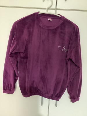Joyce purple velour tracksuit like new