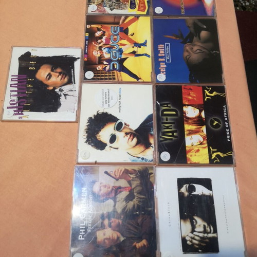 Pack of 9 used rock CDs