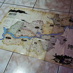 Red Dead Redemption Poster and Map like new