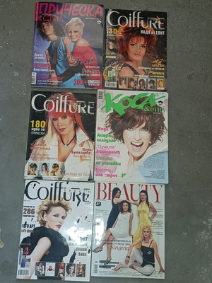 Hairstyle magazines used, set of 6