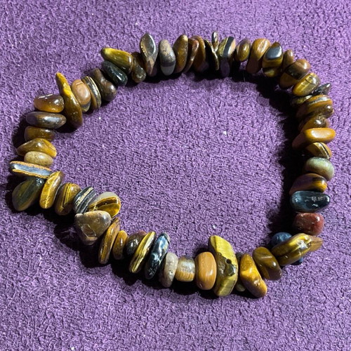 Bracelet with authentic tiger eye