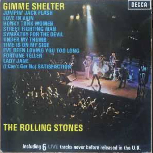 The Rolling Stones Gimme Shelter LP used, original Greek press