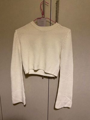 Bershka white t-shirt size S, new