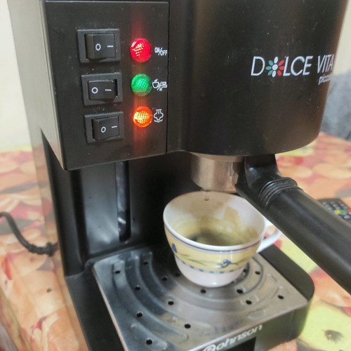 Rohnson Dolce Vita Piccolo espresso coffee maker used