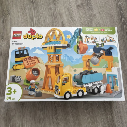 Lego Duplo 10476 3 in 1 Construction Site and Vehicles new