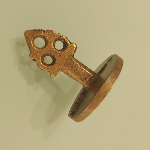 Mikrasiatiki Ekstratia 1921 brass seal used, Ottoman period
