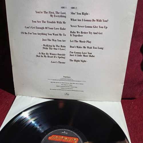 Barry White The Collection vinyl record, R&B / Soul