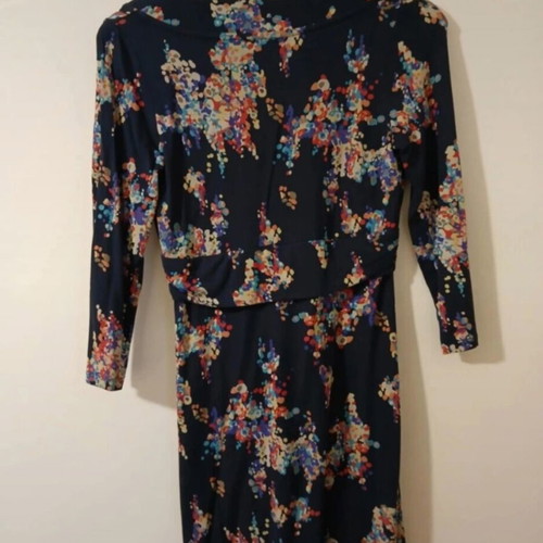 Boden spring dress like new, size M, blue and pink