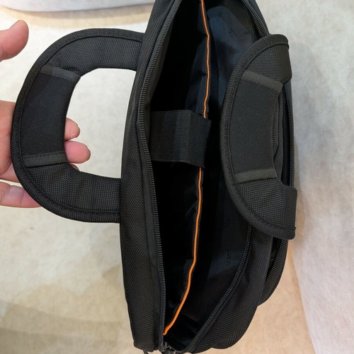 Polo laptop bag new, black orange