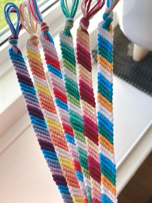 Macrame friendship bracelet made to order in color combinations