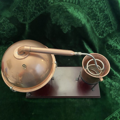 Distiller used, small experimental copper with iron bases