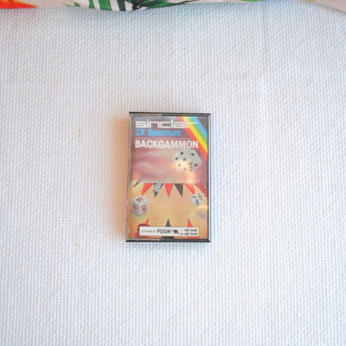 Sinclair ZX Spectrum 48K Backgammon cassette used