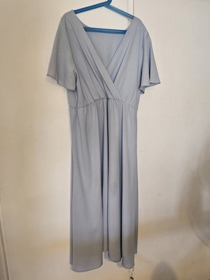Blue pastel dress used, size M-L