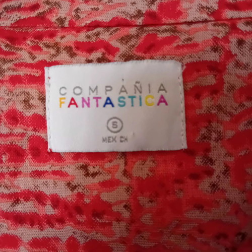 Compania Fantastica women's dress red size S like new