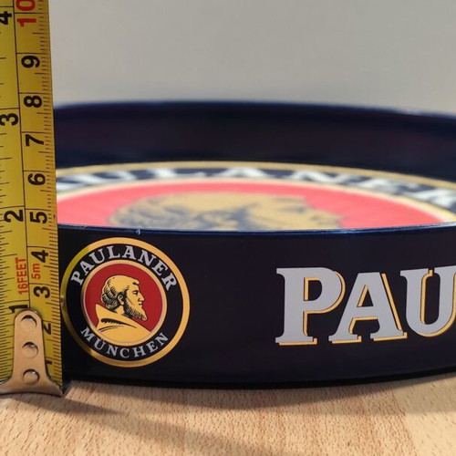 Paulaner Beer Promotional Plastic Non-Slip Serving Tray used