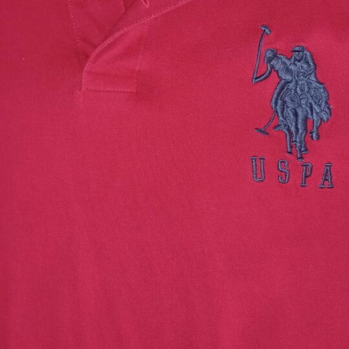 US Polo Assn men's polo XL red like new
