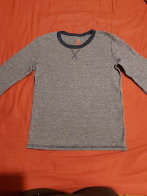 H&M striped children's shirt like new, size 140 cm, blue