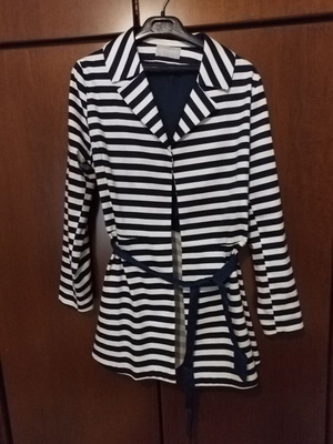Billy Sabbado striped coat like new, size M