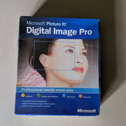 Microsoft Picture It! Digital Image Pro Version 7 software