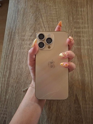 iPhone 13 Pro 128GB, white gold, with 8 cases and camera lens protectors
