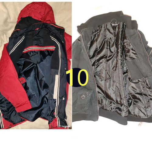 Jackets like new, various sizes and styles