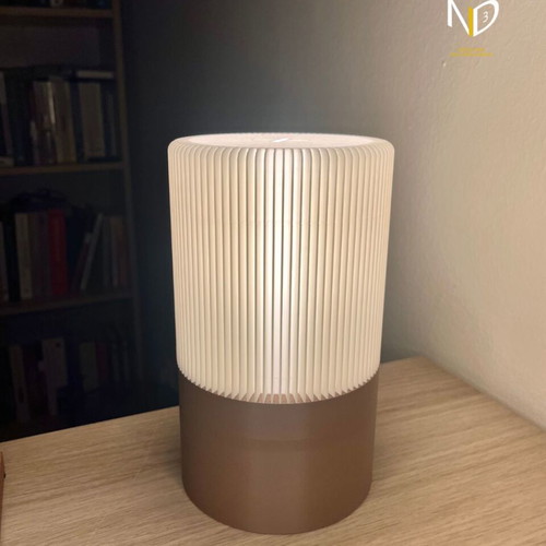 3D Printed Modern Spiral Table Lamp Large, made to order