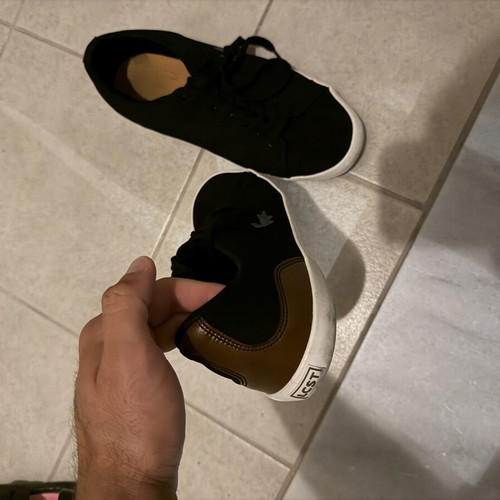 Lacoste sneakers size 45 used, black