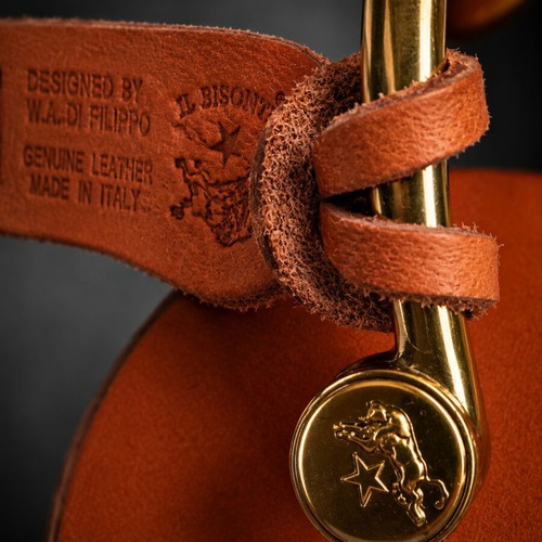Il Bisonte leather keychains new, made in Italy