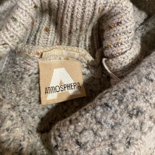 Atmosphera women's wool turtleneck sweater used, size M