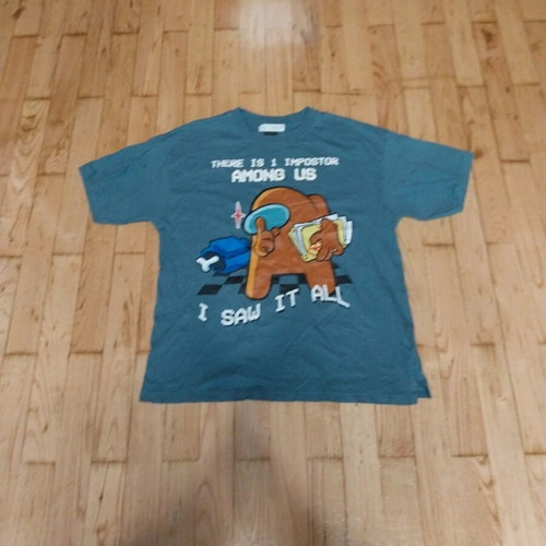 Among Us t-shirt used from Zara multicolor